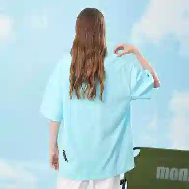 BTK Foam Heart Letter T-Shirt