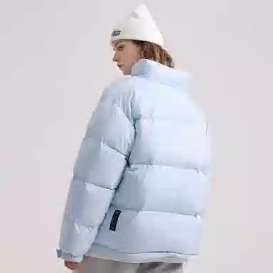 BTK Basic Letter Print Down Jacket