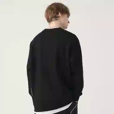 BTK Retro Blurry Letter Crewneck Sweatshirt