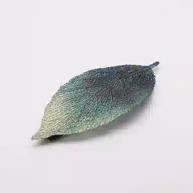 CHIMERA Embroidered Leaf Hair Clip