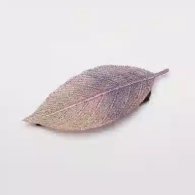 CHIMERA Embroidered Leaf Hair Clip