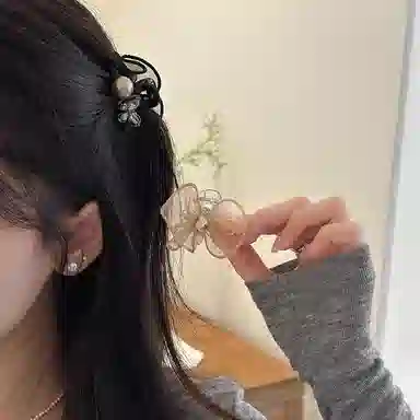 CHIMERA Hepburn Resin Hair Clip Small Double-Sided Design