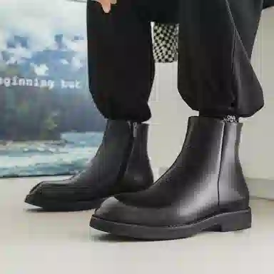 V05 Vintage Short Boots Black