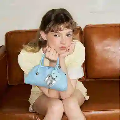 MUVA Small Tote Iceland Blue/Silver