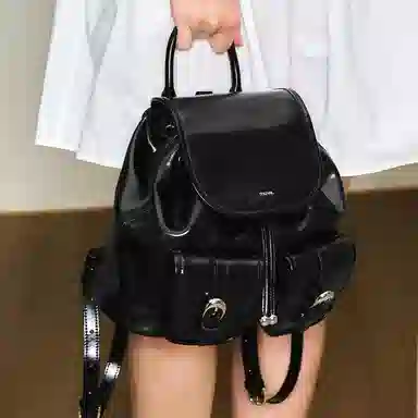 MUVA Backpack Medium Black/Silver