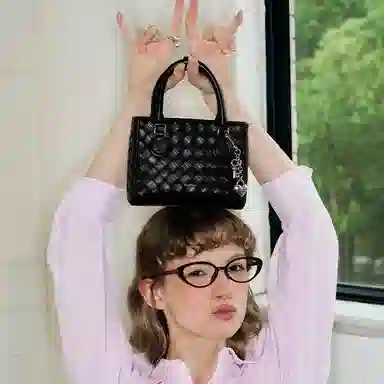 MUVA Lady Dior Leather Handbag