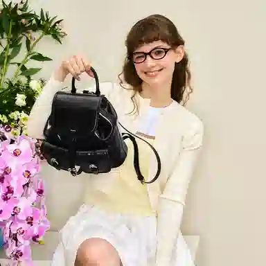 MUVA Backpack Medium Black/Silver