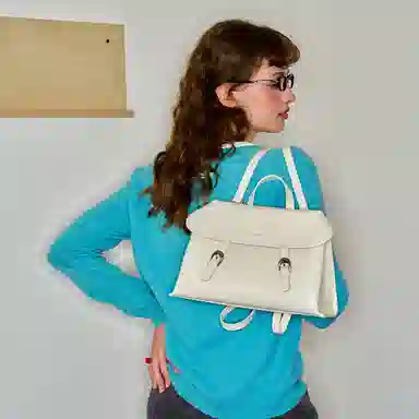 MUVA Backpack Milkshake White