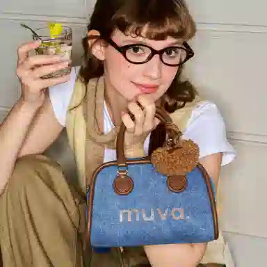 MUVA Denim Canvas Tote