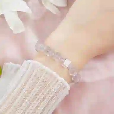 老凤祥 【紫定有钱&九紫离火】幻紫方糖 温柔新中式百搭小清新高级感 女朋友纪念生日礼盒妈妈礼盒 好运天然 紫水晶 手串 男女同款情侣款