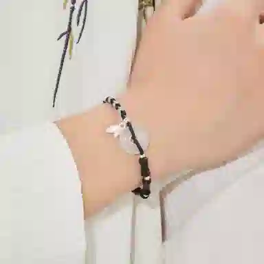 老凤祥 竹愿平安扣节节高升国潮新中式国风潮流简约通勤百搭轻奢小众高级感礼盒#好运 玉髓 手链 男女同款情侣款