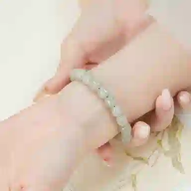 老凤祥 珠韵流云 好运连连算盘珠串珠转运 国风女生轻奢简约小众时尚百搭 表白约会礼盒 佘太翠 玉石手串 女款