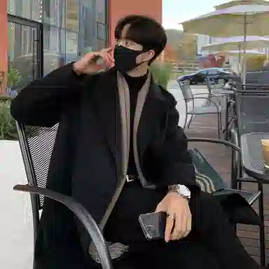 CUCHOHOMME Winter Coat Black