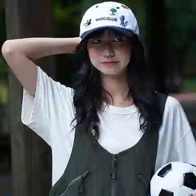 尚先生 趣味动物刺绣黑白拼色春夏韩版休闲软顶 棉 鸭舌帽 男女同款情侣款