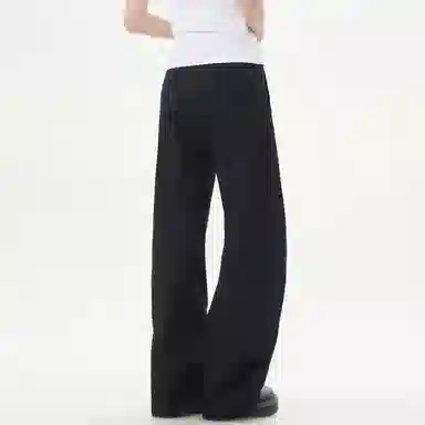 URS GGON Basic Loose Fit Pants Black