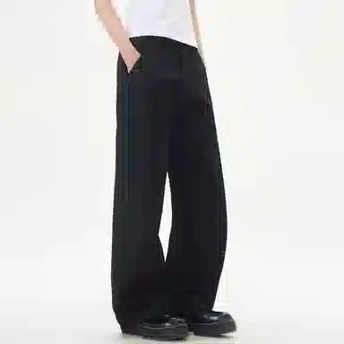 URS GGON Basic Loose Fit Pants Black