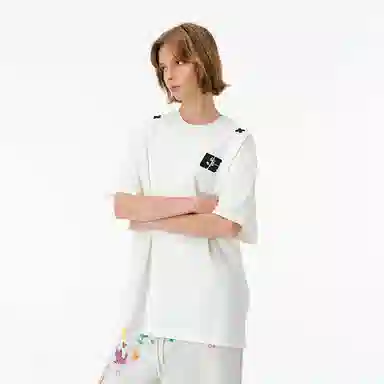 URS GGON Basic Loose Geometric Logo T-Shirt