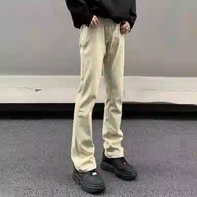 布客行 美式复古废土风多款式宽松显高显腿长休闲百搭牛仔裤牛仔裤 男女同款