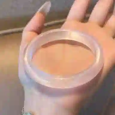 行金银中 香槟金白月光 冰透清透清冷感美人条 典雅古风小众设计手饰 猫眼石 手镯 男女同款情侣款