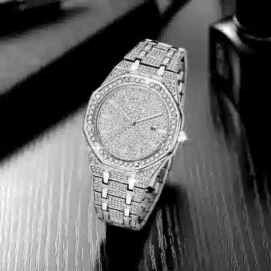 MELSMAO Starry Quartz Silver Dial