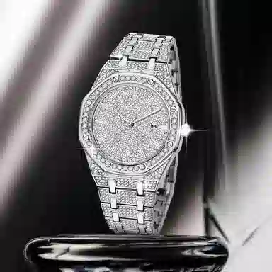 MELSMAO Starry Quartz Silver Dial