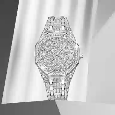 MELSMAO Starry Quartz Silver Dial