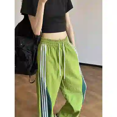 沐诚阳译 美式潮流直筒舒适速干运动裤休闲裤 男女同款
