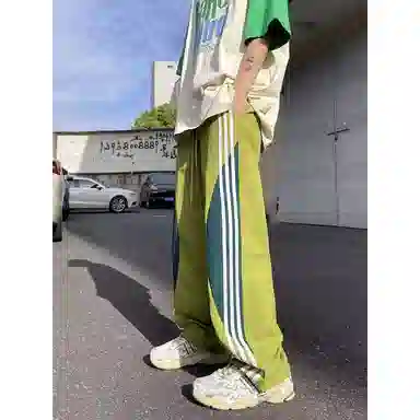 沐诚阳译 美式潮流直筒舒适速干运动裤休闲裤 男女同款