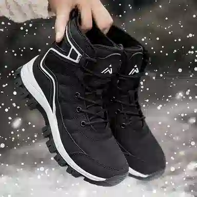 袋鼠头 保暖 户外时尚百搭 短筒 雪地靴 男女同款