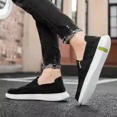 袋鼠头 舒适气质百搭 耐磨 低帮 帆布鞋 男款