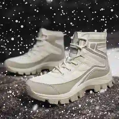 袋鼠头 保暖 户外时尚百搭 短筒 雪地靴 男女同款