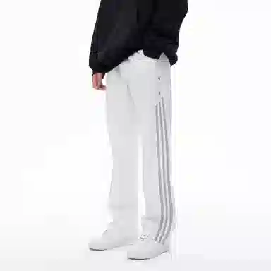 COLDSTONE Striped Loose Straight Pants