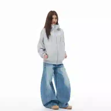 COLDSTONE Deconstructed Hooded Work Jacket