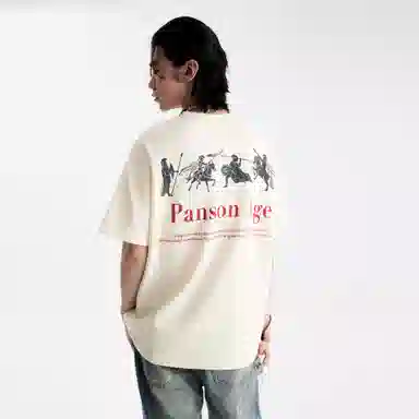 COLDSTONE Sparta Print Crewneck T-Shirt