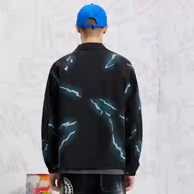 SPRAYGROUND Logo Shark Mouth Lightning Jacket