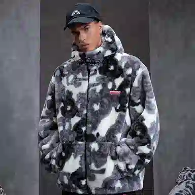 Sprayground Mushi Collaboration Plush Graffiti Jacket