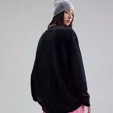 SPRAYGROUND Shark Logo Embroidered Long Sleeve Tee