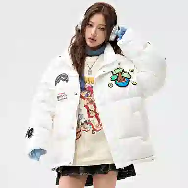 SPRAYGROUND x Money Tree Shark Mouth Down Jacket