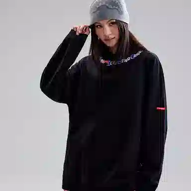 SPRAYGROUND Shark Logo Embroidered Long Sleeve Tee