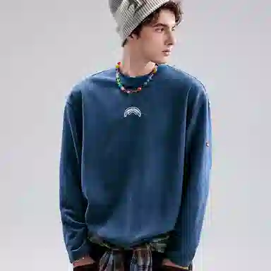 SPRAYGROUND Shark Logo Crewneck Sweatshirt