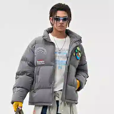 SPRAYGROUND x Money Tree Shark Mouth Down Jacket