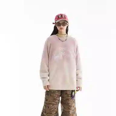 SPRAYGROUND Gradient Lilac Logo Sweater