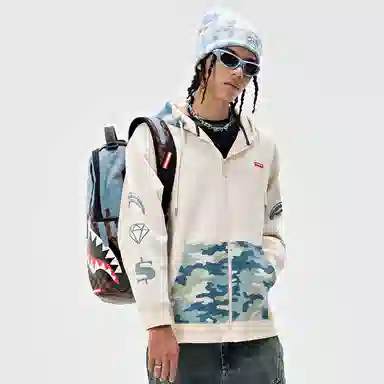 SPRAYGROUND Shark Camo Hoodie