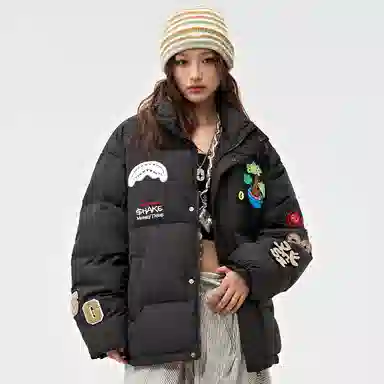 SPRAYGROUND x Money Tree Shark Mouth Down Jacket