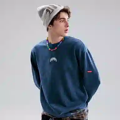 SPRAYGROUND Shark Logo Crewneck Sweatshirt