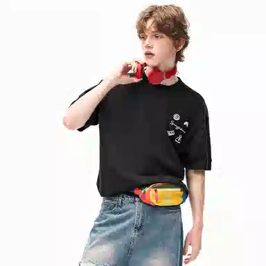 SPRAYGROUND Logo Shark Mouth Tee