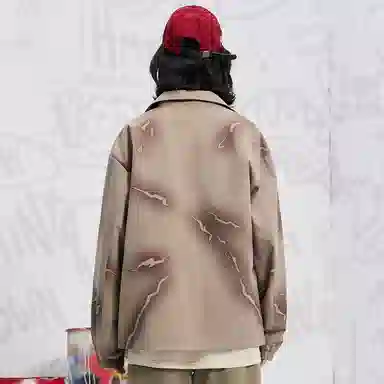 SPRAYGROUND Logo Shark Mouth Lightning Jacket