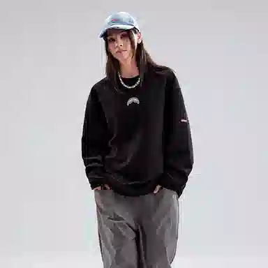 SPRAYGROUND Shark Logo Crewneck Sweatshirt