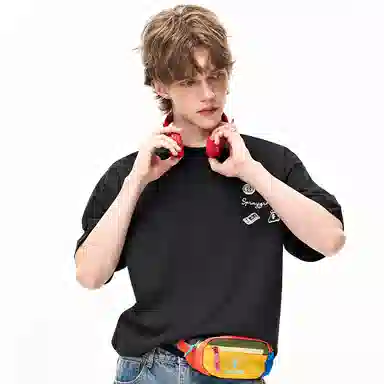 SPRAYGROUND Logo Shark Mouth Tee