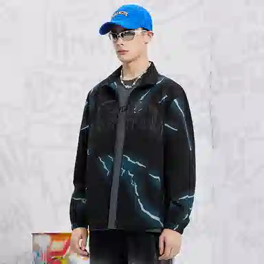 SPRAYGROUND Logo Shark Mouth Lightning Jacket